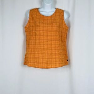 Woolrich plaid rayon blend tank top S